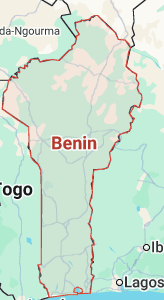 Carte du Bénin